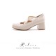 Iris Corolla Releve Cross Strap Mary Jane Shoes(Reservation/6 Colours/Full Payment Without Shipping)